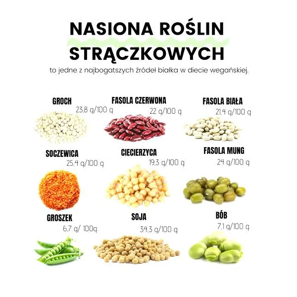 Roślinne źródła białka