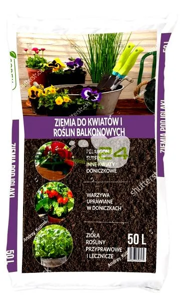 Ziemia do kwiatów doniczkowych